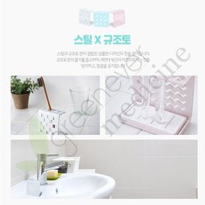 일본 규조토 스틸 칫솔걸이 4자루용 거치대 사쿠라