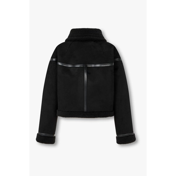 신세틱 스웨이드 무스탕 점퍼 7115475Y04199