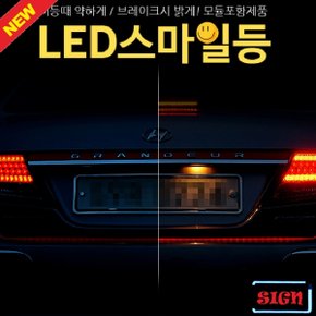 미등브레이크 밝기변환 LED스마일등 모듈포함 150cm