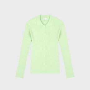 LINDA MODAL-BLEND CARDIGAN LIME