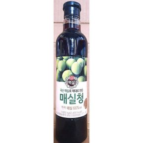 백설 매실청 1.025kg/매실쥬스/매실차/매실엑기스/매실농축액/매실청베이스/매실/매실주스/매실농축주스/매