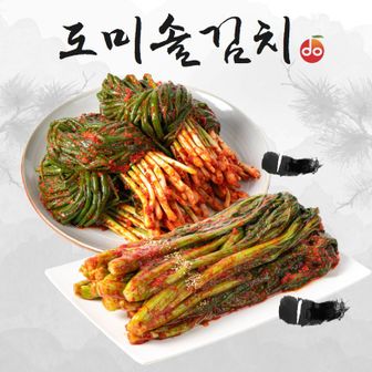 NS홈쇼핑 도미솔 맛있는 갓김치 1kg+파김치 1kg(총2kg)[34150465]