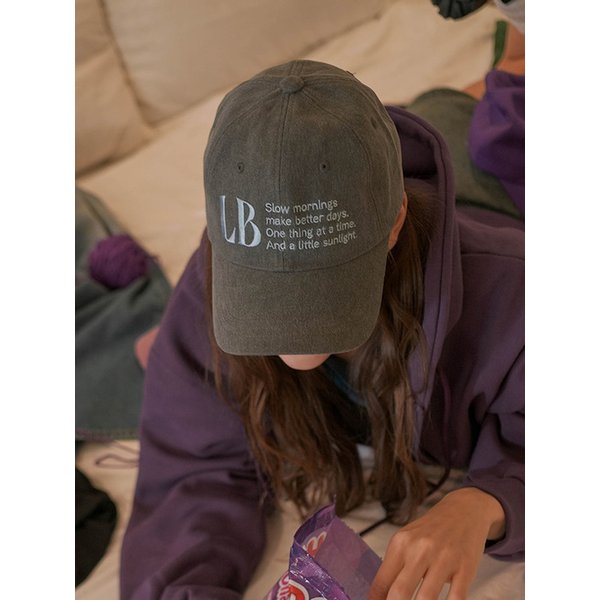 슬로우 모닝 볼캡_Slow morning Ball cap_3colors