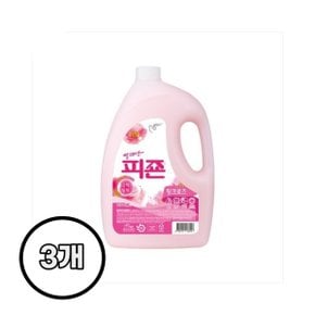 피죤 섬유유연제 핑크로즈 3100ml X 3개 수건 의류냄새제거 고농축 섬유향수