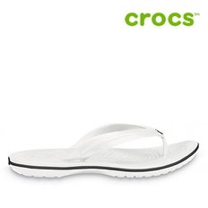 [세일] 크록스 슬리퍼 /47- 11033-100 / Crocband Flip White