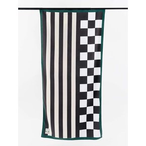 업사이클 비치타올 Shore towel mat -Stripe Checkerboard