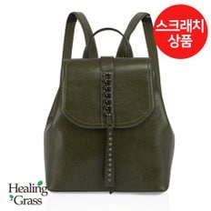 [여주점] [스크래치] 소가죽 베이직 여성 백팩 HGLB2958GR-S