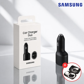 정품 듀얼 포트 C타입 A타입 2포트 차량용 초고속 충전기 40W 시거잭 보관파우치 EP-L4020 N