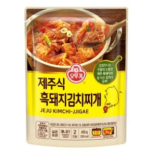  오뚜기 제주식 흑돼지김치찌개 450g