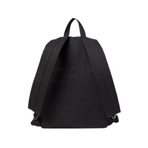 BASIC LOGO SIMPLE COTTON BACKPACK  BLACK 베이직코튼 백팩 블랙