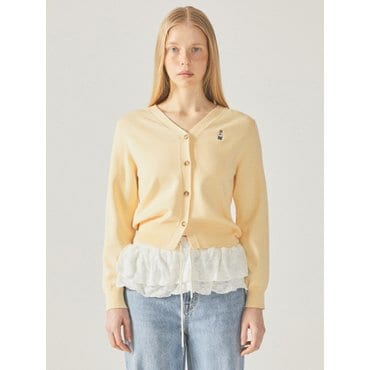 후아유 Steve V-neck Classic Cardigan  WHCKF2353F