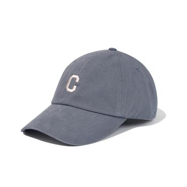 커버낫 워시드 C 로고 볼캡 그레이쉬 블루(CO2407CA18GB)