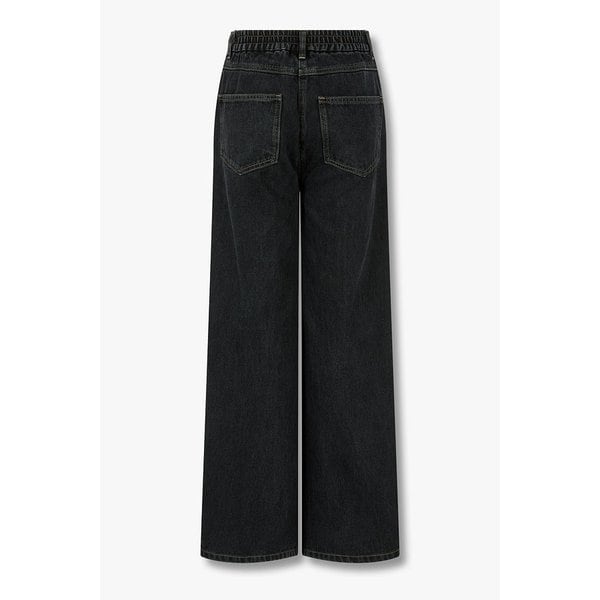 [리오더] 세미 와이드 핏 데님 팬츠 7125455701299