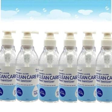 오너클랜 클린케어플러스 손소독겔 겔타입6개 손소독제 500ml