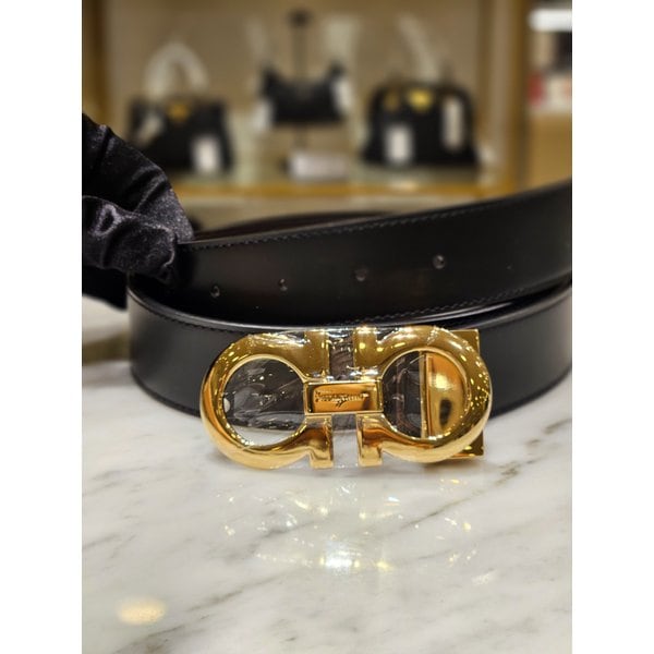 [시흥점] 남성 간치니 양면 벨트 67-5542-586940(골드유광)