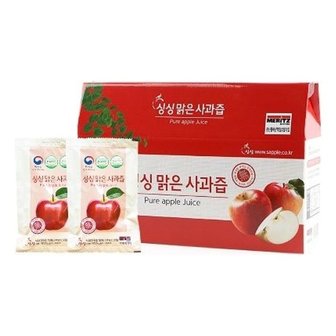  싱싱 맑은 사과즙 100ml x 30포 (1박스) (WD96FB1)