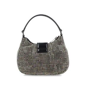 Multi Rhinestone Crescent 마이크로 백 PF24325MUMULTI
