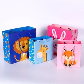 쇼핑백 애니멀 종이 캐릭터 동물농장 귀여운 선물가방 선물쇼핑백 손잡이쇼핑백