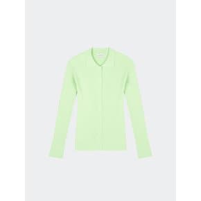 LINDA MODAL-BLEND CARDIGAN LIME