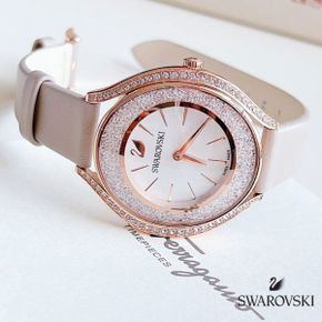 국내 당일발송 스와로브스키시계 SWAROVSKI 5519450 Crystalline Aura 크리스탈 여성 가죽시계