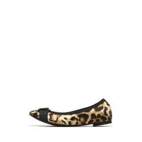 LEOPARD BUCKLE FLAT _ BR