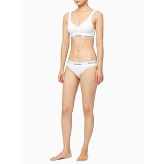 Calvin Klein Underwear 여성 모던 코튼 리프트 브라렛,AF 비키니 SET (QF5490,F3787AD - 100)