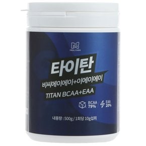 밀팜 타이탄 BCAA EAA 아미노산 헬스보충제 500g 1통