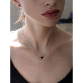 [silver925] TB002 two stone necklace