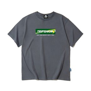 GREEN BOX LOGO 티셔츠 - 그레이