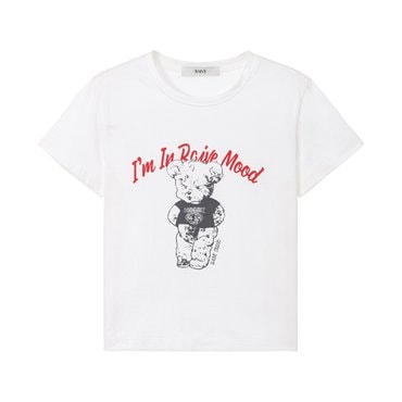 레이브 Bear Graphic T-shirt VW5ME628_2color