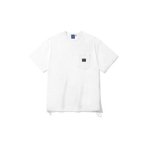 MIL-LABEL POCKET S/S T-SHIRTS 화이트