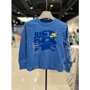 [시흥점] (105~130) 나이키키즈 나이키온더무브긴팔티셔츠 A251TS159P BL 블루