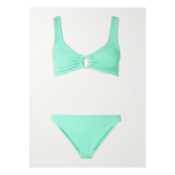 훈자 지 줄리아 장식 시어서커 비키니 민트 46376663162856406