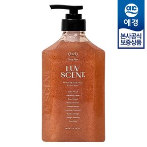 [애경]럽센트 스크럽 바디워시 500ml x1개 + 워시 100ml x2개 증정