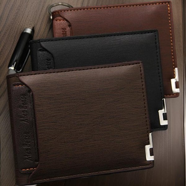 [옷자락] 남성 스티치 베이직 카드홀더 데일리 반지갑