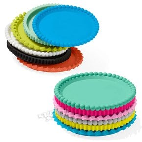 모마 실리콘 컵받침 2컬러 MOMA GEO STACKING COASTERS