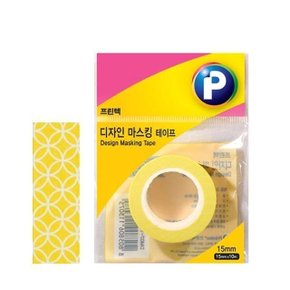 프린텍 DM01 1510 디자인 마스킹테이프 나팔꽃 3개 (WF6125D)