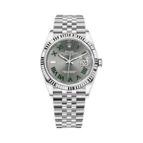 롤 데이트저스트 36mm 126234 슬레이트 로만 쥬빌리
