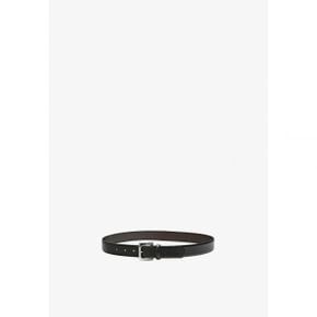 Massimo Dutti 마시모 두띠 나파 가죽 사각 버클 벨트 - 다크 브라운 8078853