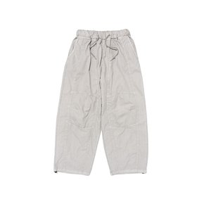 PIG INCISION WIDE BALLOON PANTS (GRAY)