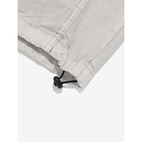 PIG INCISION WIDE BALLOON PANTS (GRAY)