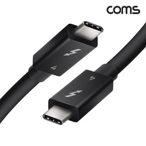 Coms USB C타입 PD 썬더볼트4 케이블 1m 40Gbps