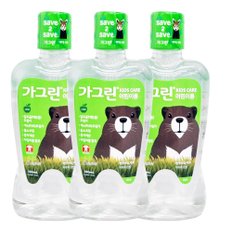 어린이용 구강세정제 사과향 380ml X 3개