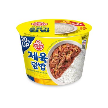 오뚜기 맛있는 오뚜기 컵밥 제육덮밥 310g x 6개