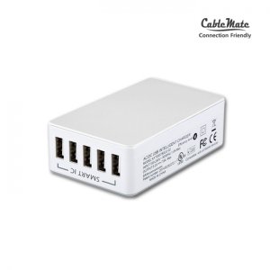 엠지솔루션 CableMate 케이블메이트 5포트 USB 인텔리전트 충전기 CM-809