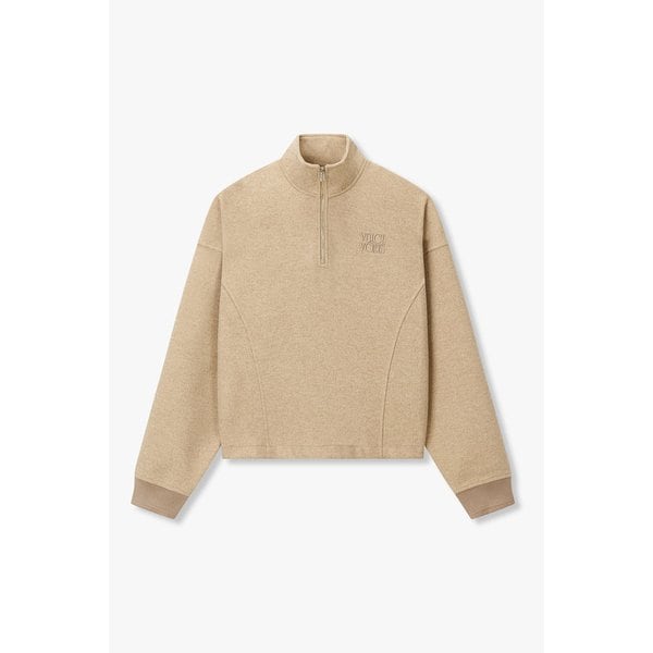 지퍼 넥 소프트 저지 맨투맨 7115440X00102