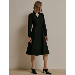 WD_Designed collar button dress