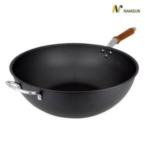 남선 경질 북경팬 38cm 보조손잡이 / 업소용 후라이팬 웍 중식 볶음...
