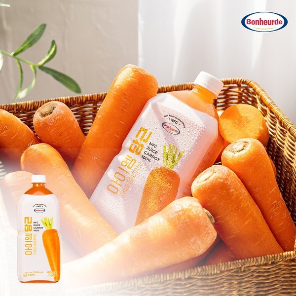 [100% NFC 착즙] 보넬드 아이엠 당근 주스 즙 1L 1개