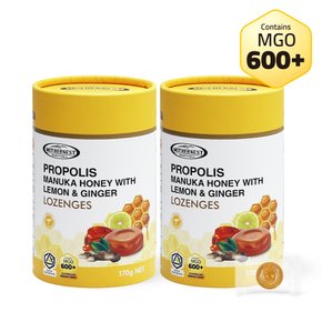 호주산 프로폴리스 마누카허니 위드 레몬진저 로젠지스 캔디 (MGO600+) 170g X 2개입